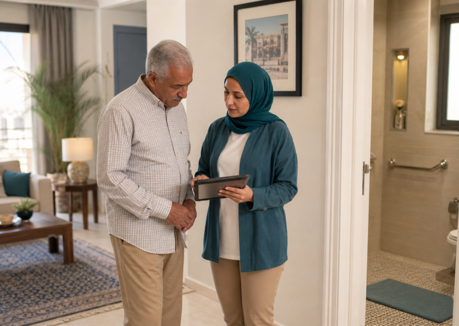 Stork Egypt home safety assessment in a Cairo apartment