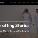 Snapshot Saudi Arabia bilingual WordPress portfolio website homepage